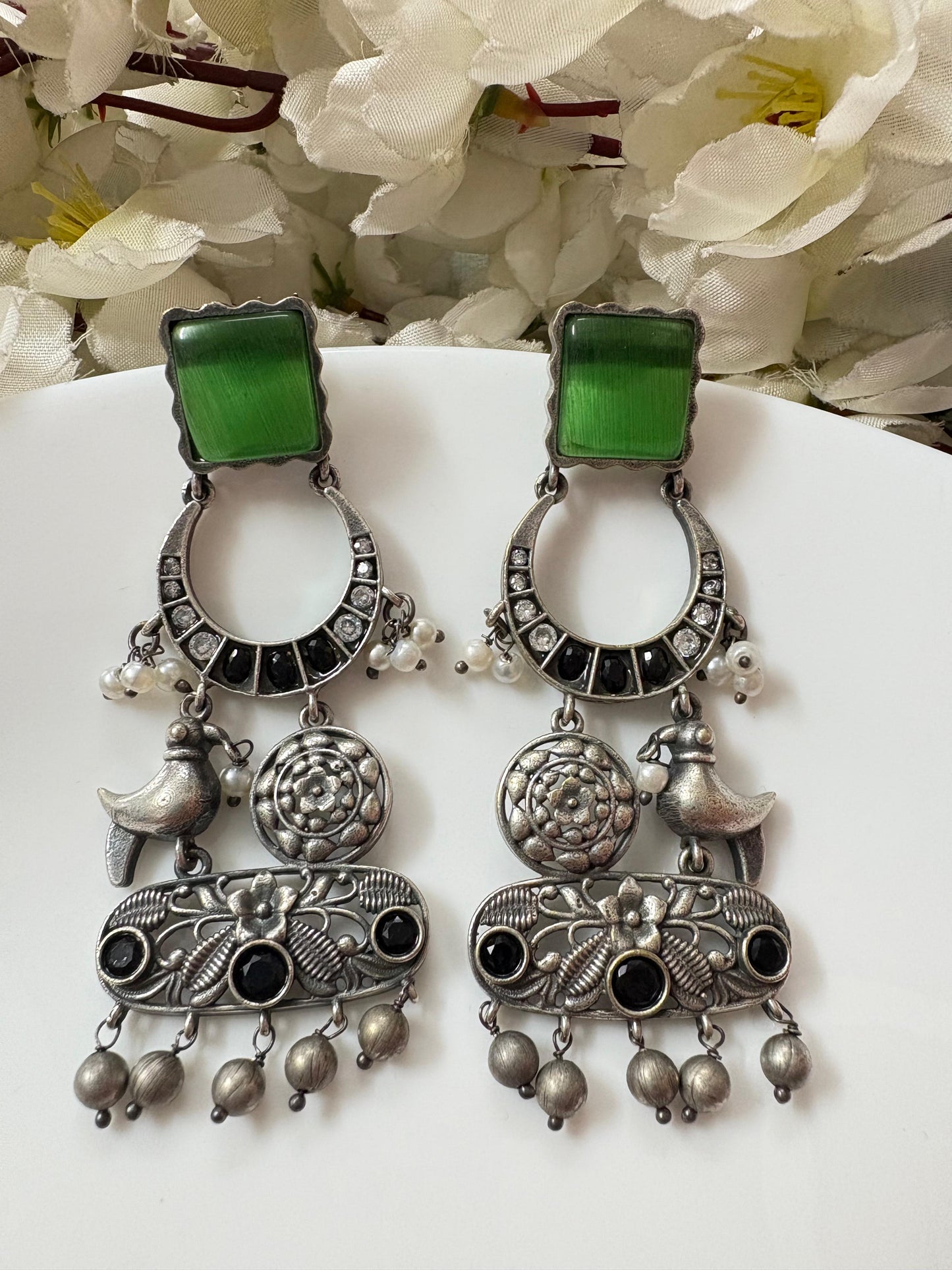 Riwaayat Royal Long Dangler Earrings