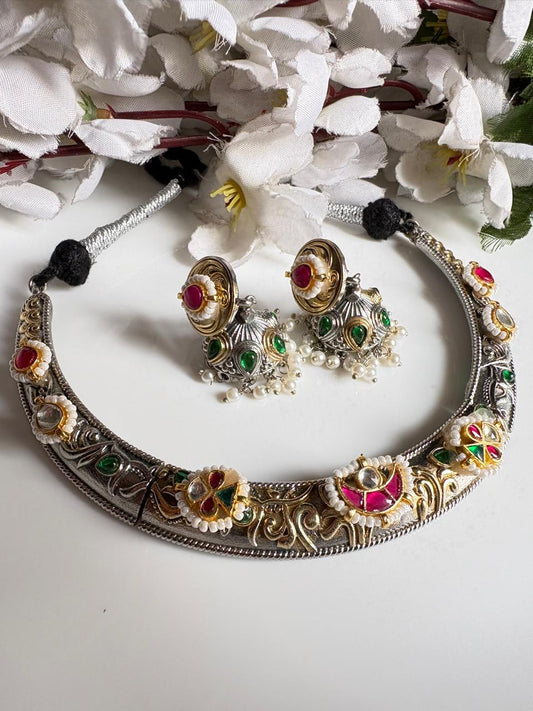 Maharani Heritage Pachi Kundan Set