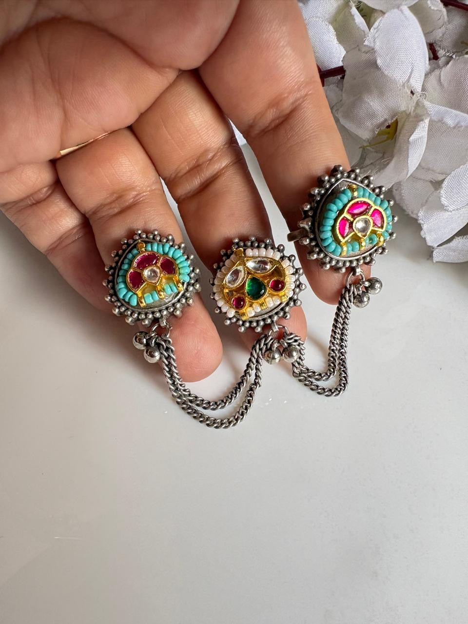 Shahi Multi-Finger Ring