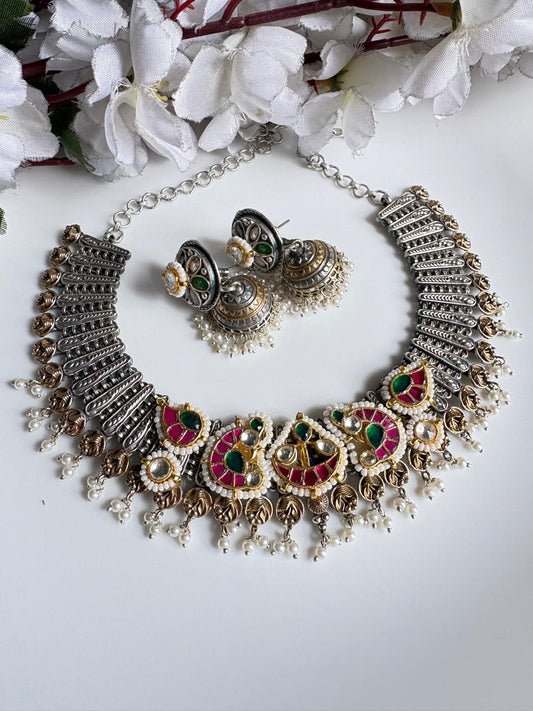 Heritage Inspired Multicolour Choker Jewellery