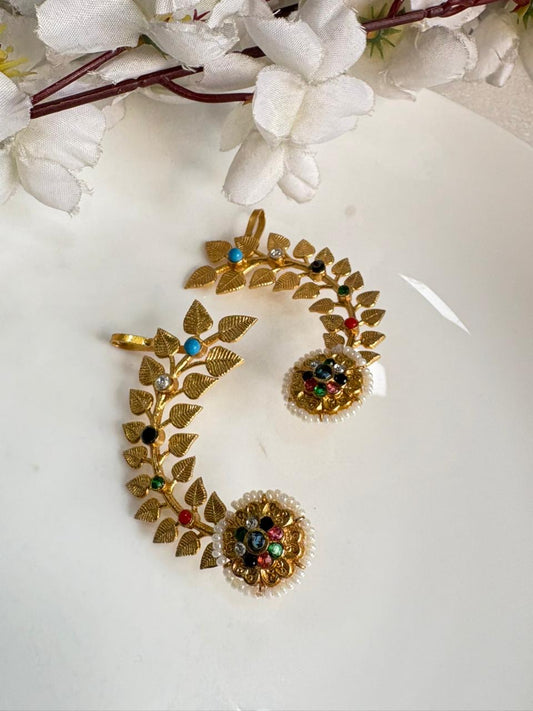 Heritage Kashmiri Arc Earrings