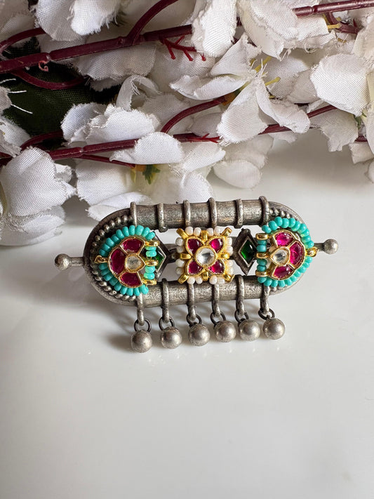 Shahi Floral Statement Ring