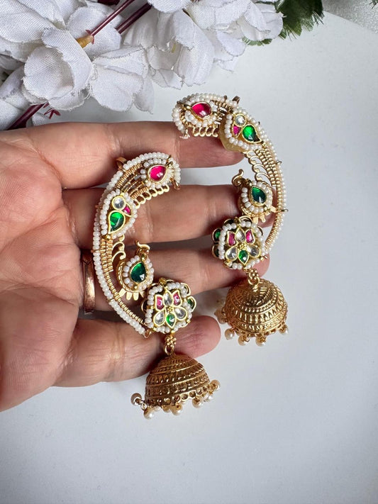 Royal Fusion Kundan Ear Cuffs