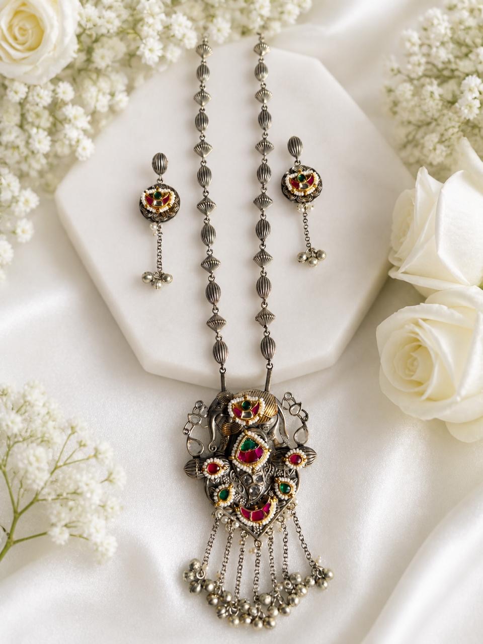 Regal Bloom Oxidised Set