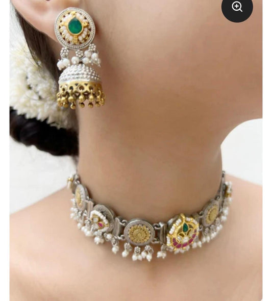 Royal Pachi Kundan Choker Set