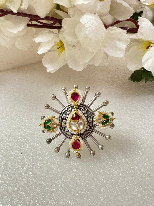 Royal Meenakari  Ring