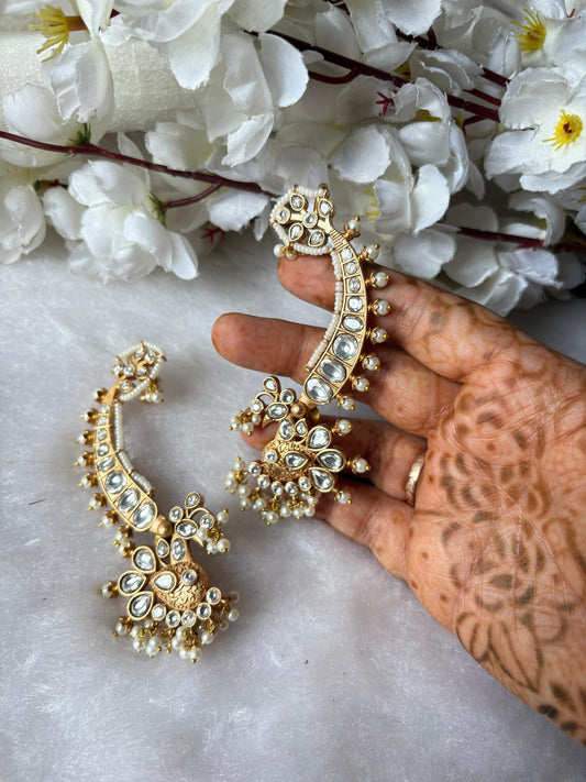 Pearl Drop Earcuffs