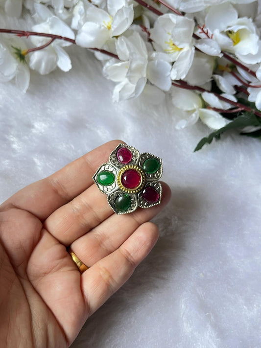 Royal Meenakari  Ring