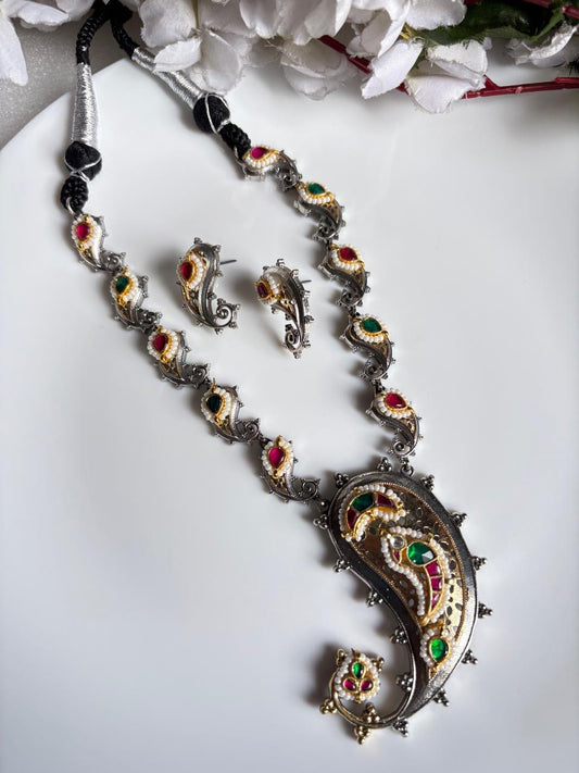 Vintage Rajwadi Kundan Set