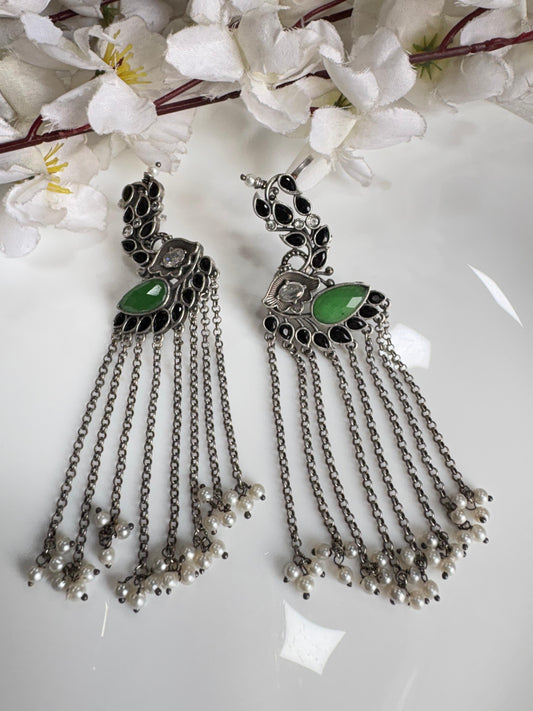 Antique Temple Style Long Tassel Earrings (Copy)
