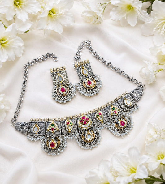Royal Pachi Kundan Choker Set