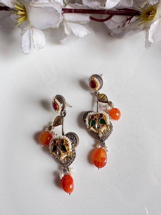 Heritage Crystal Kundan Drops