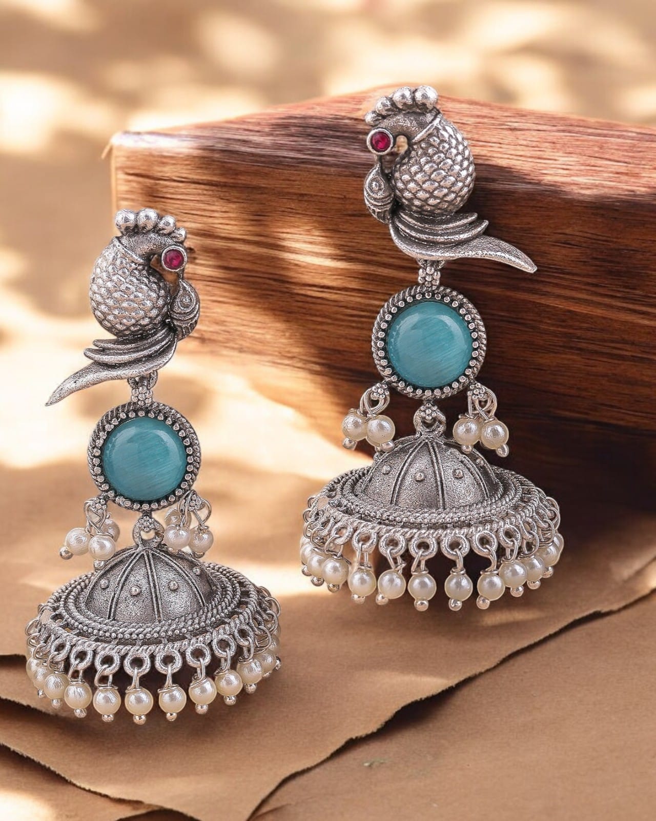 Modern Meets Antique: Oxidized Earrings for the Bold and Stylish