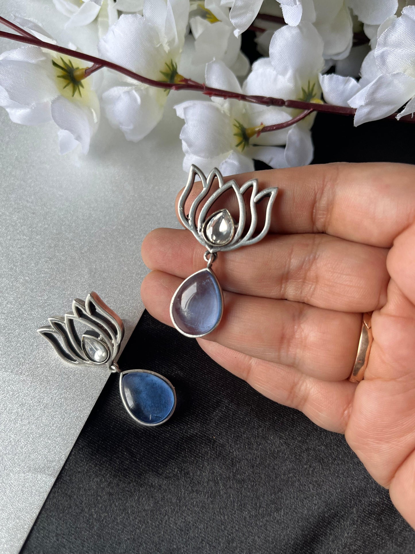 Lotus Drop Earrings🪷🪷combo