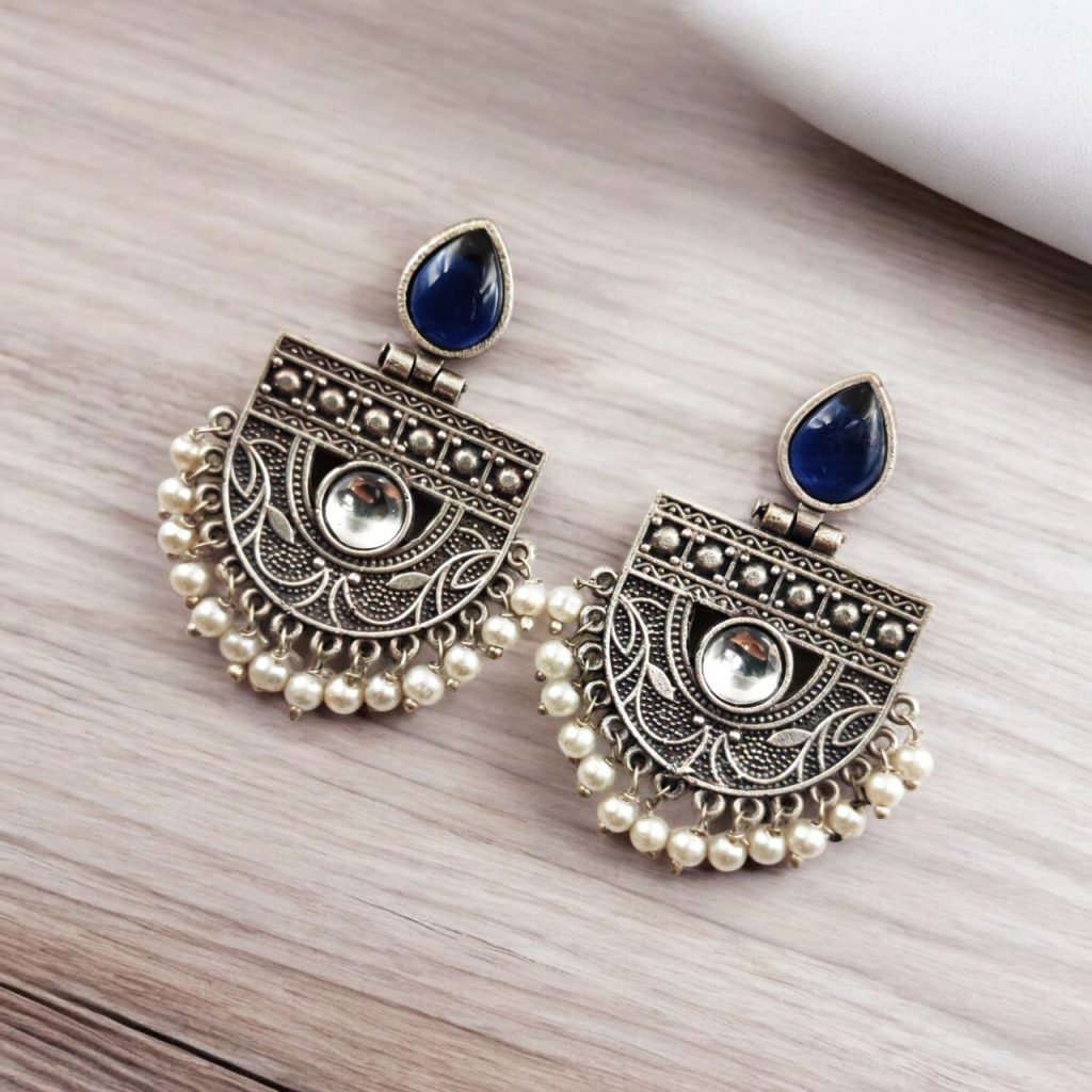 Oxidized Earrings for the Bold and Stylish