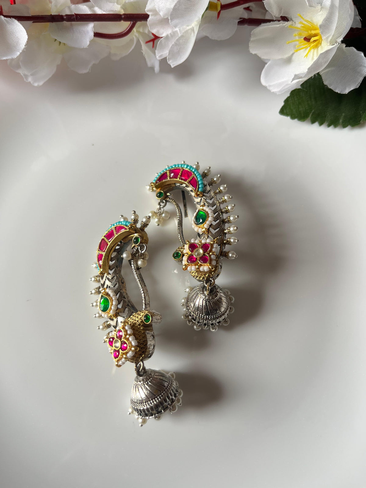 KUNDAN FUSION EARCUFF