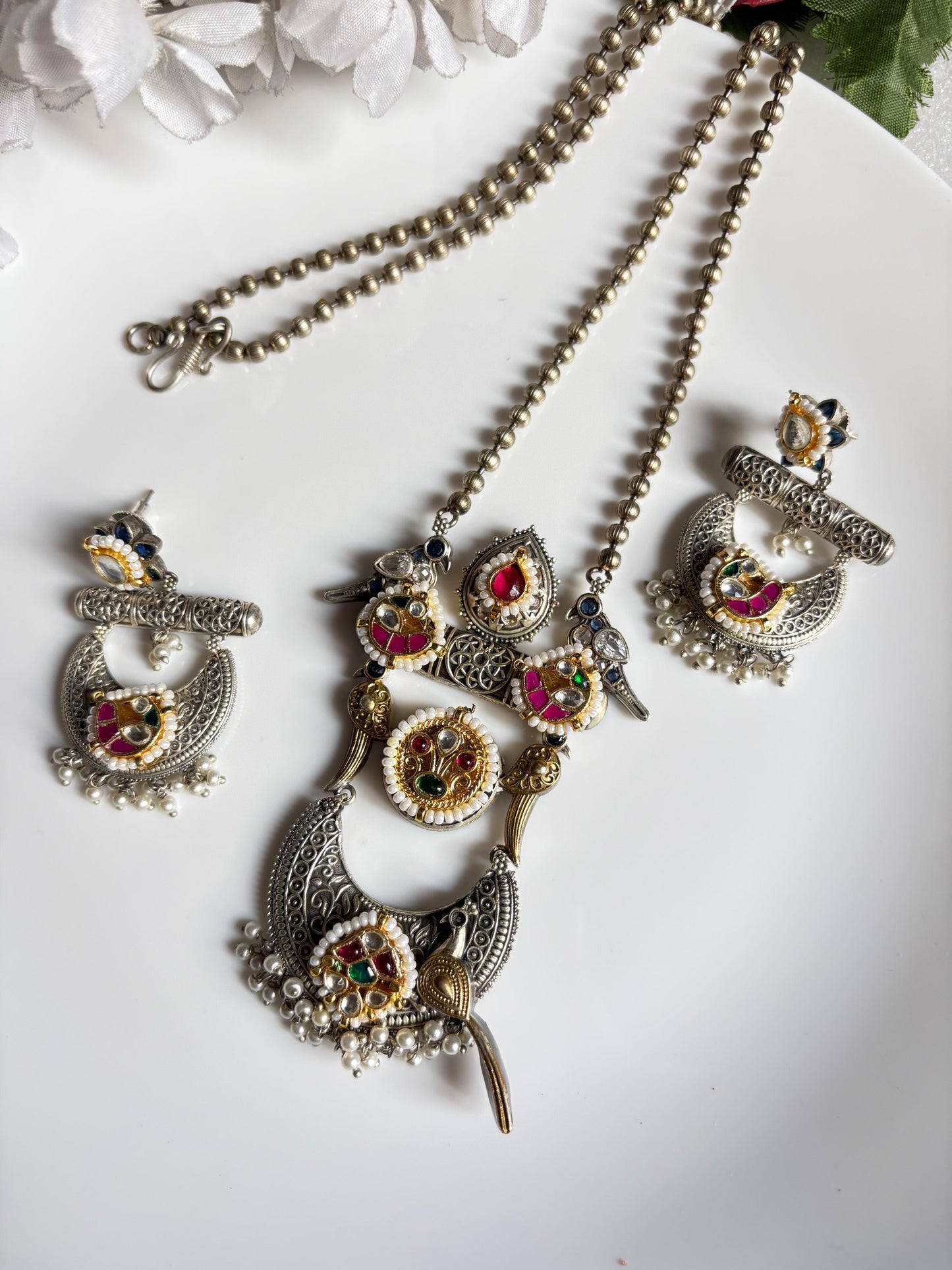 Noor-E-Kundan Fusion Necklace