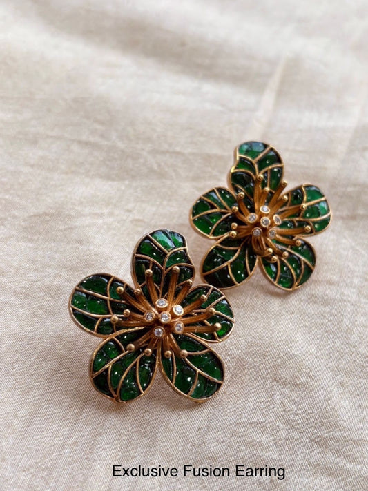 Noor Floral Fusion Studs