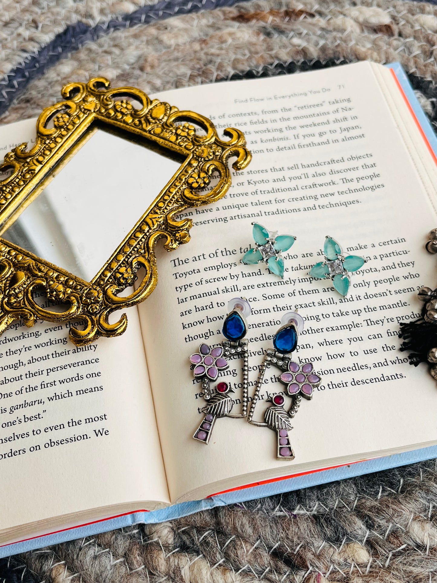 Boho Bloom Danglers🌸🦚🫰🏻