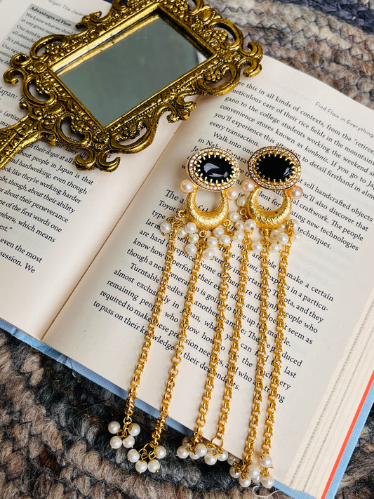 Kashmiri Earrings with pearl 🙈😅😍