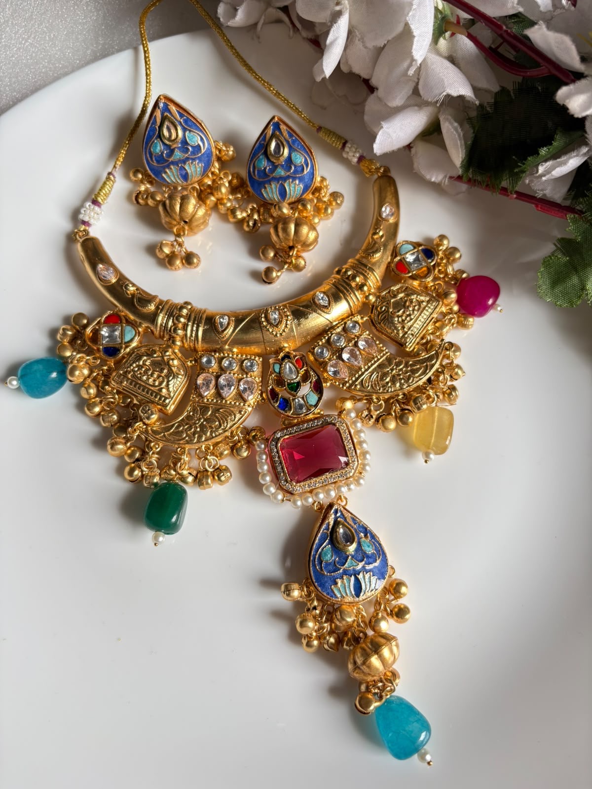 Gulnaar Royal Choker Set