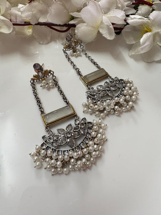 Royal Kundan Drop Earrings