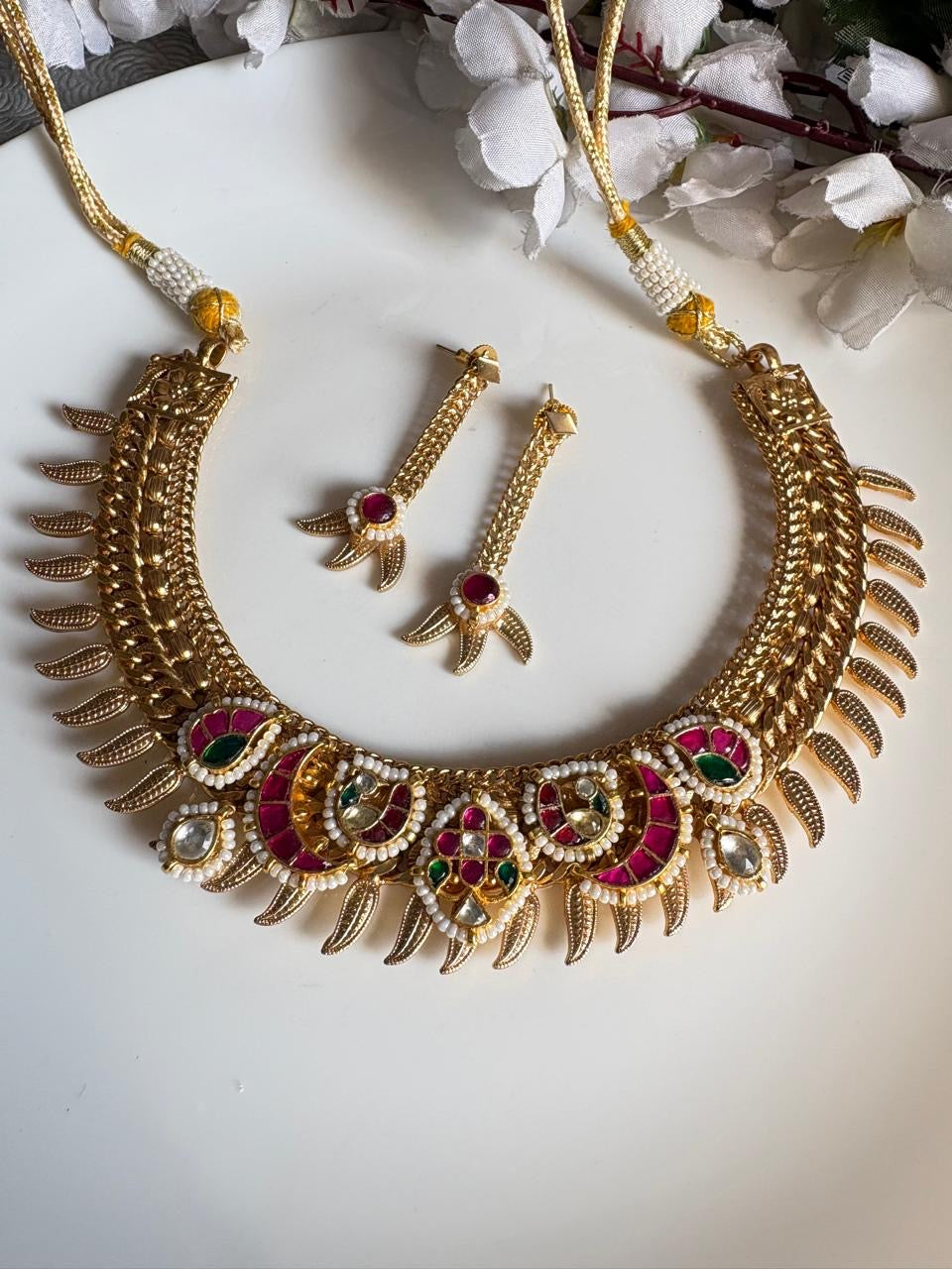Heritage Inspired Multicolour Choker Jewellery