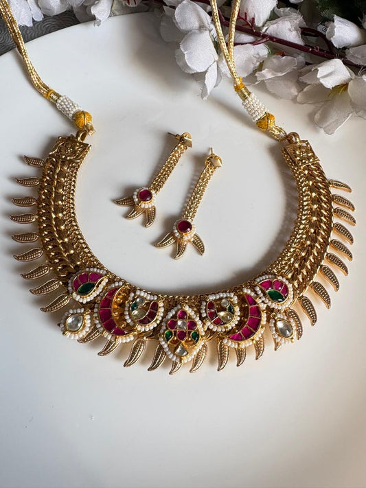 Heritage Inspired Multicolour Choker Jewellery