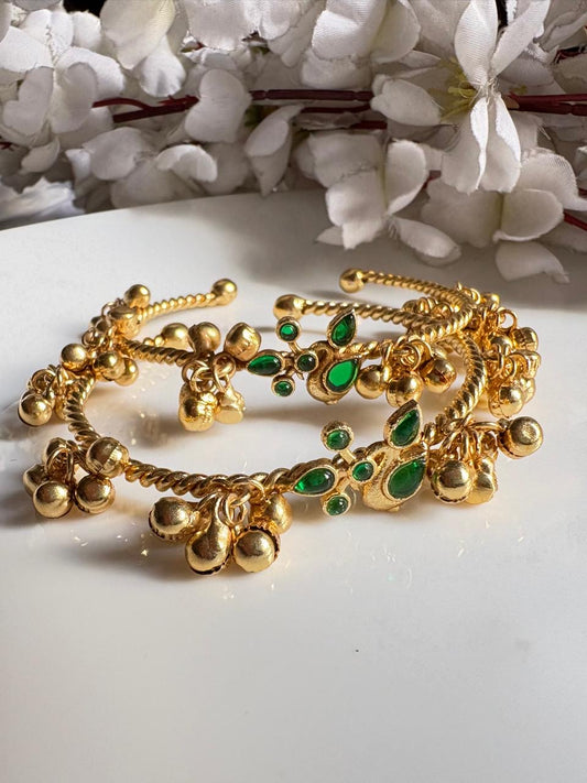 Maharani Kundan Charm Bangles