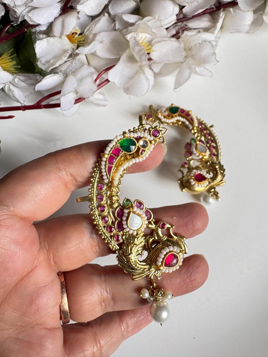 💫 Luxury Pachi Kundan Peacock Collection