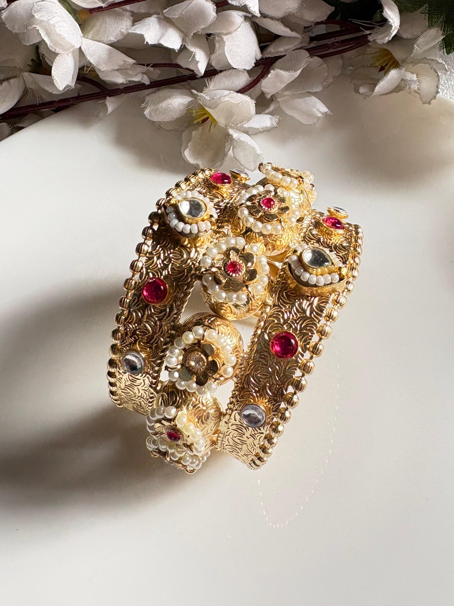 Classic Heritage Kundan Kada