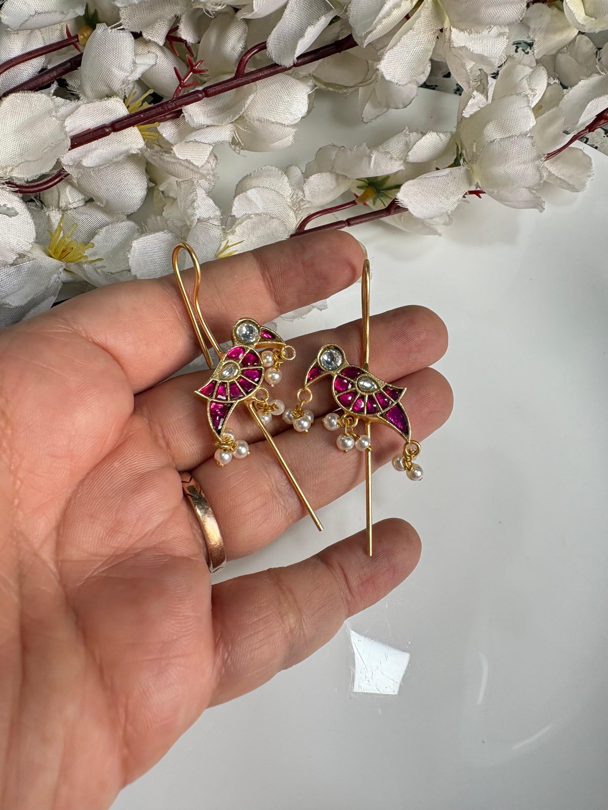Rangoli Birdie Earrings