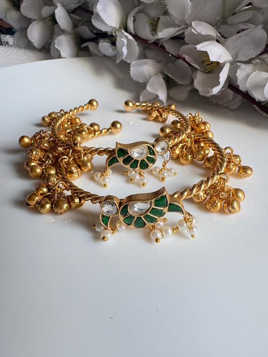 Heritage Gold-Tone Ghungroo Bangles