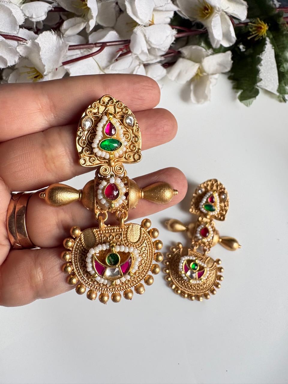Rani Mahal Statement Earrings