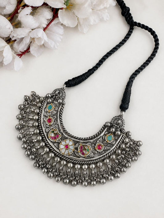 Ethnic Charm Necklace Set
