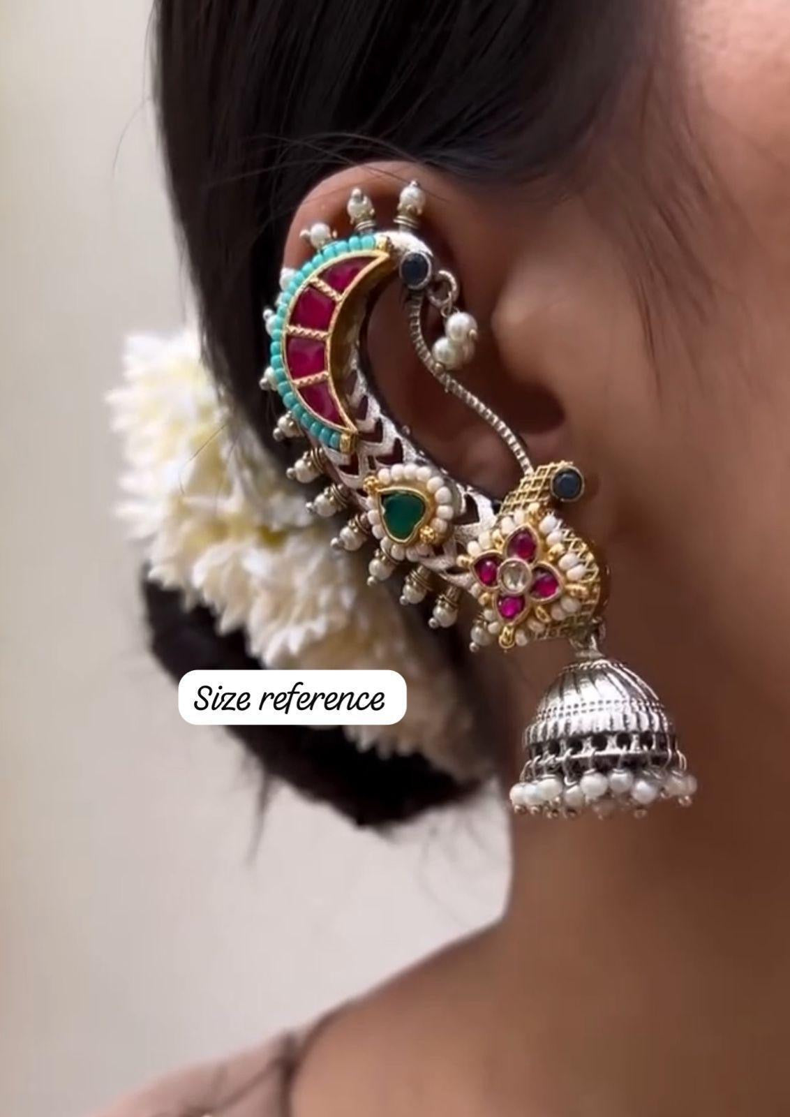 KUNDAN FUSION EARCUFF