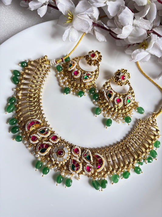 Royal Jadau-Inspired Kundan Set