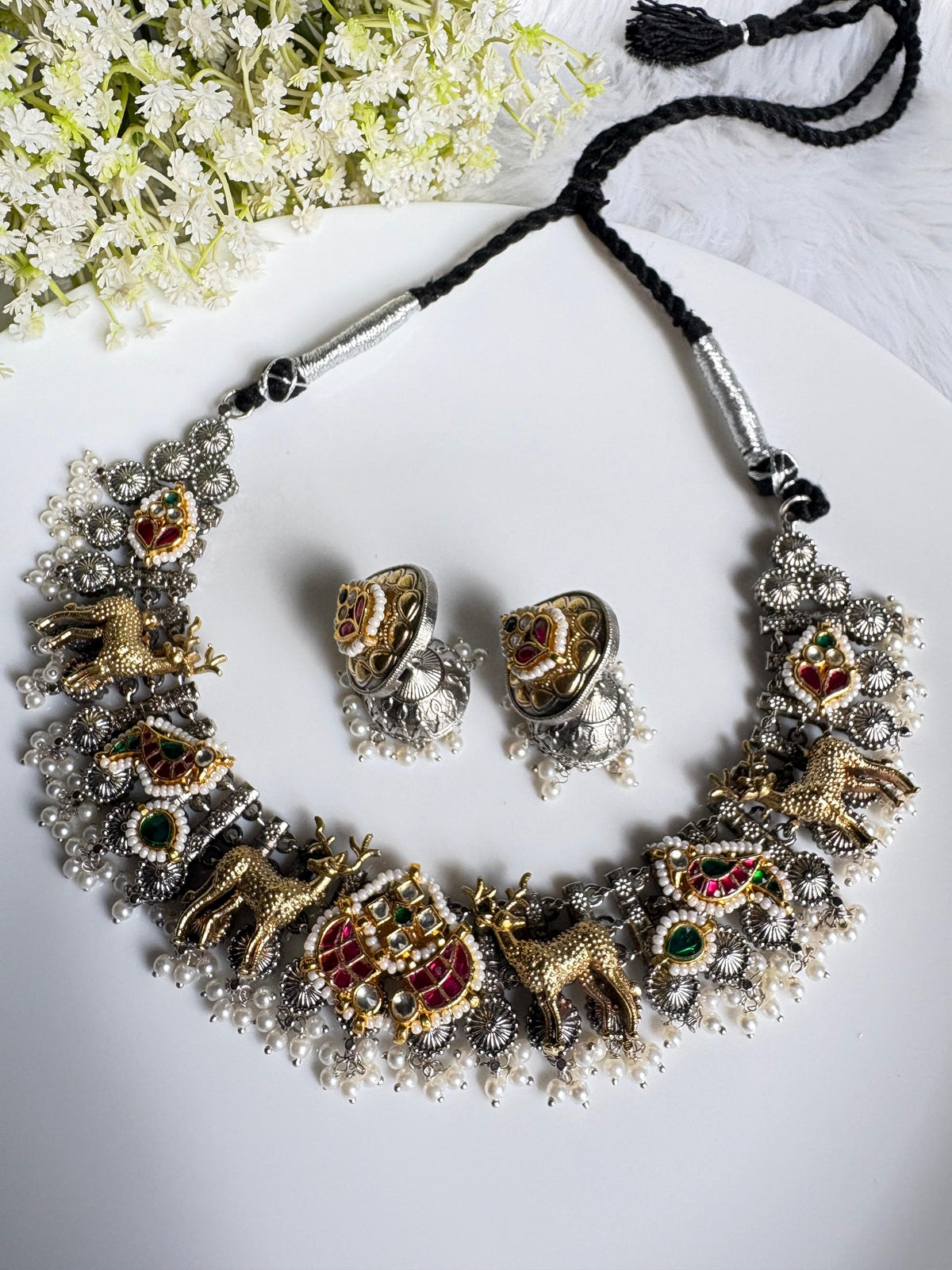 BEST SELLER MEENAKARI BLOOM STATEMENT SET