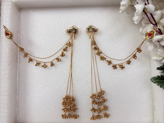 Rajwadi Multi-Layer Earrings 🦋🦋🦋