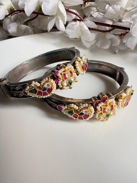 Traditional Oxidised Ghungroo Bangle🦋🦋