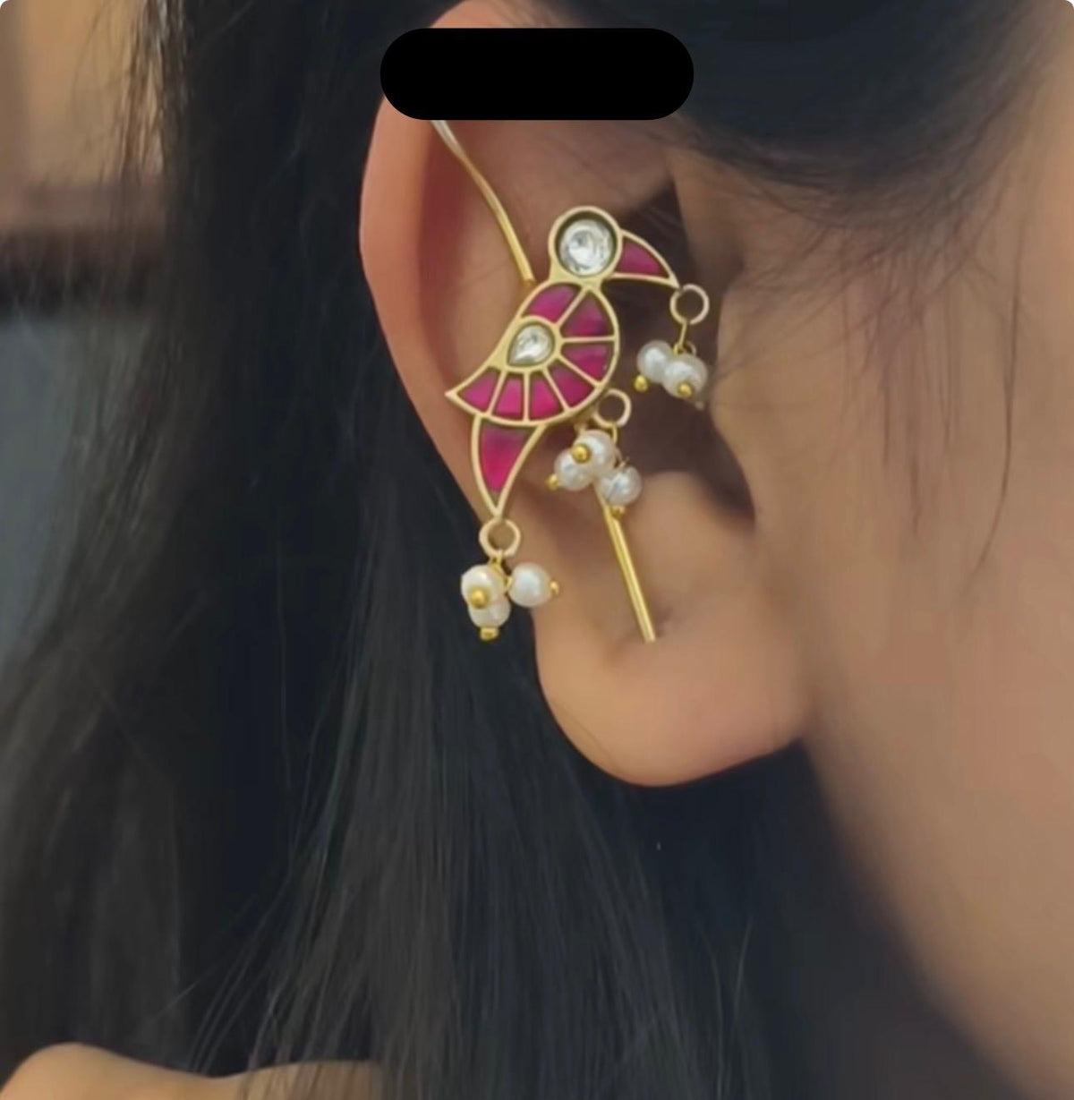 Rangoli Birdie Earrings