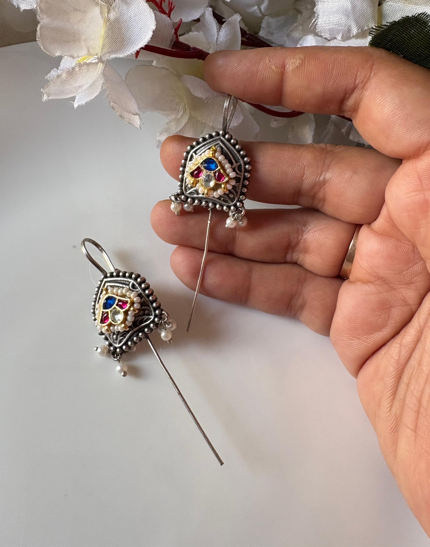 Royal Meenakari Charm Earrings
