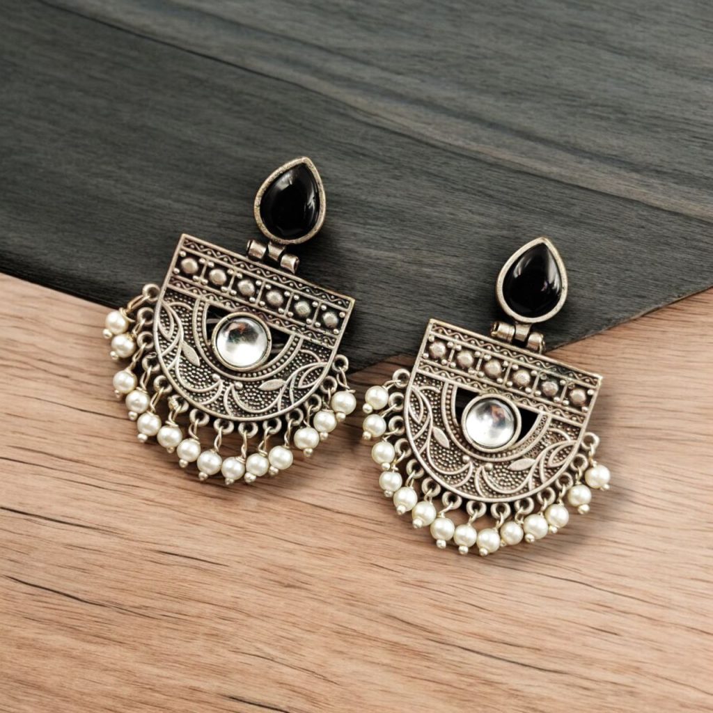 Oxidized Earrings for the Bold and Stylish