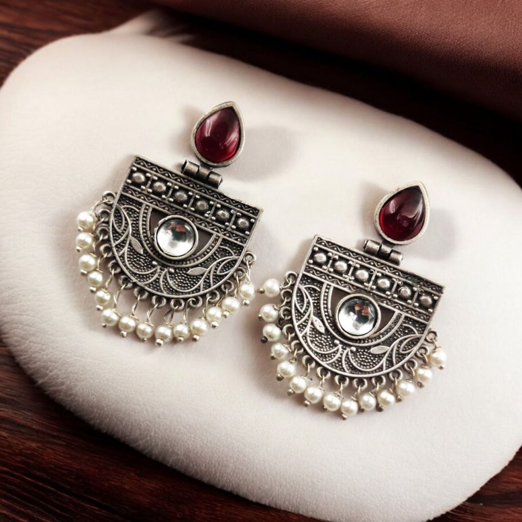 Oxidized Earrings for the Bold and Stylish