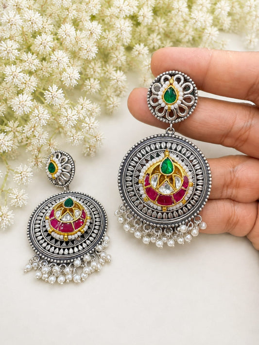 Shahi Kundan Drop Earrings