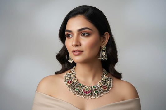 Rajsi Noor Kundan Necklace Set